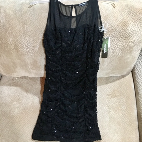My Michelle Lace Black Dress. SZ XL - Picture 1 of 3