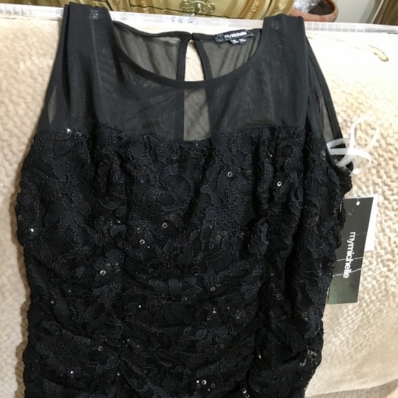 My Michelle Lace Black Dress. SZ XL - Picture 2 of 3