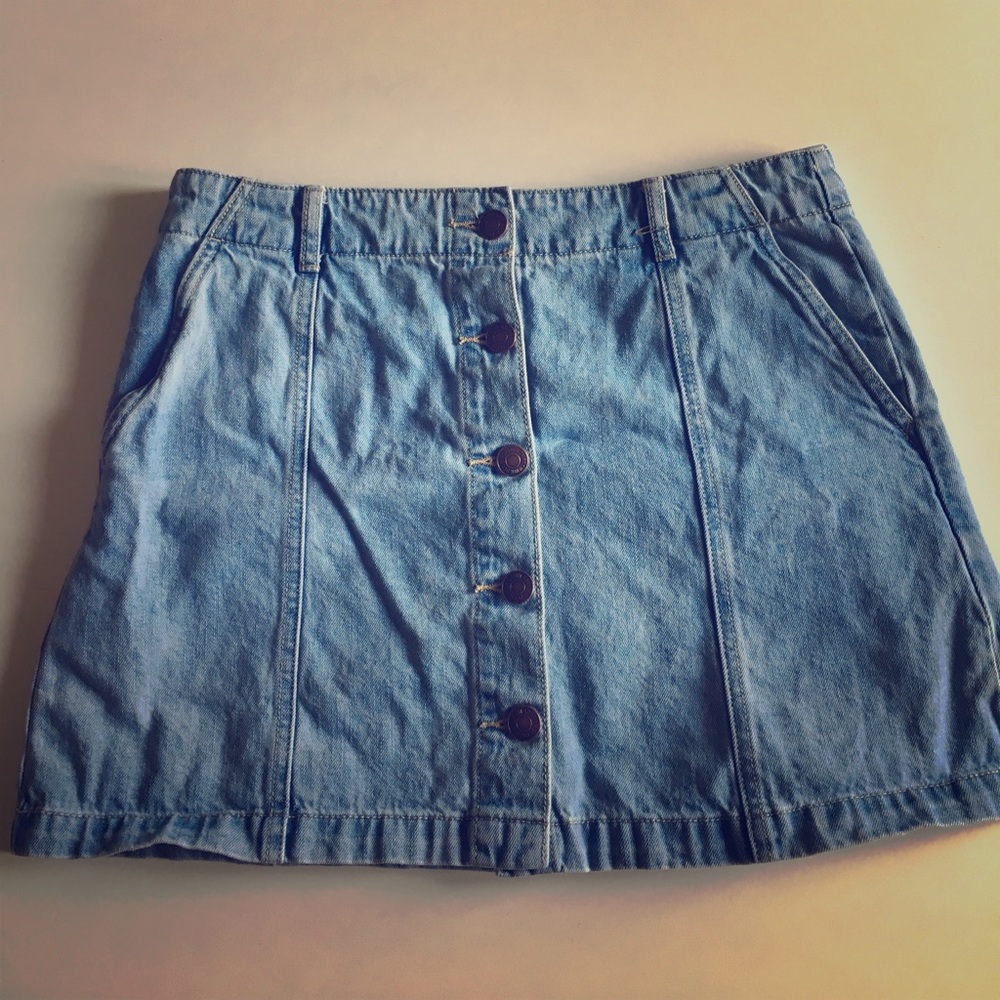 Mini Denim Skirt