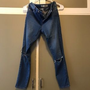 Topshop Leigh moto jeans NWOT