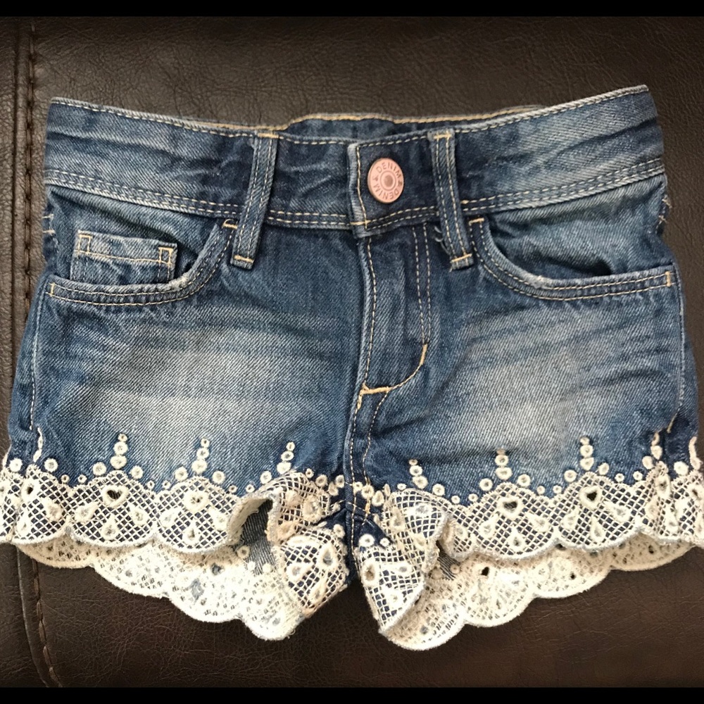 & Denim shorts