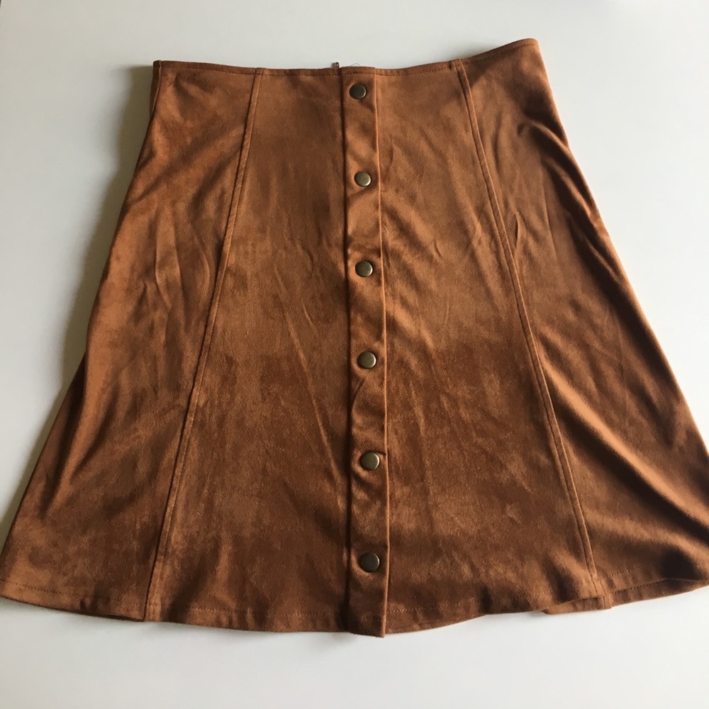 Mini Fall Suede Skirt