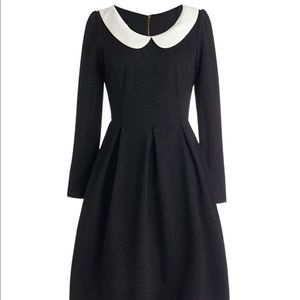 SOLD - Babydoll Neck Long Sleeve Dress - SOLD