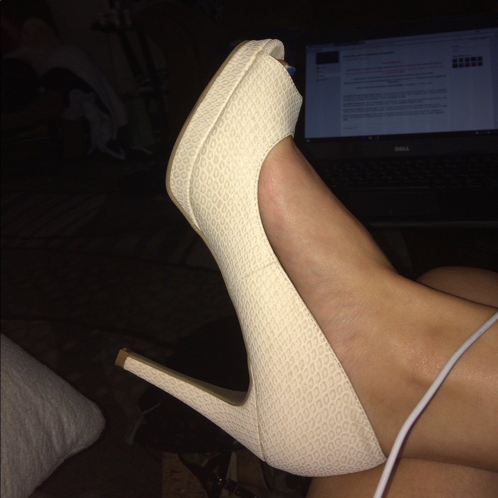 White heels