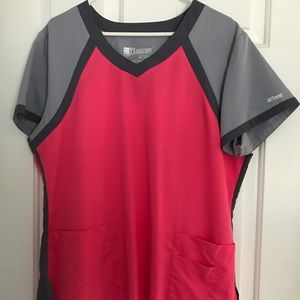 Womens greys anatomy active scrub top. Size XL.