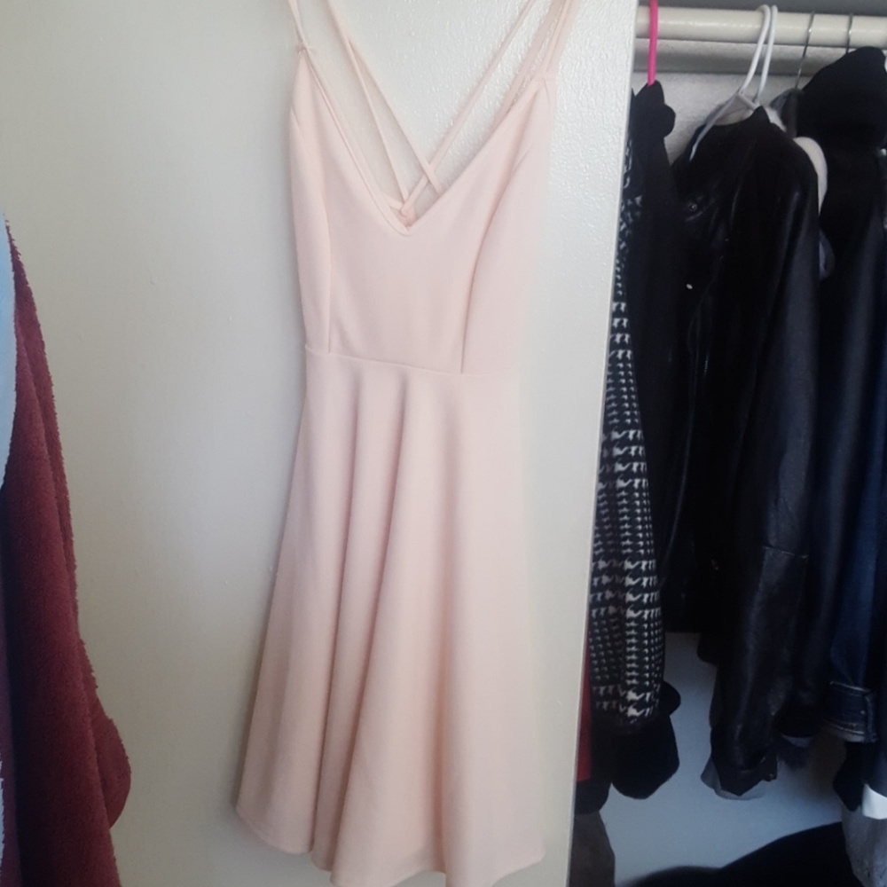 cute cream dress