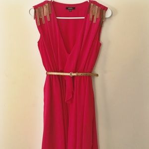 Fuchsia xoxo short dress