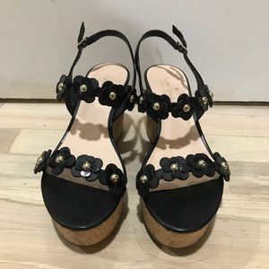 Kate Spade Floral Wedges