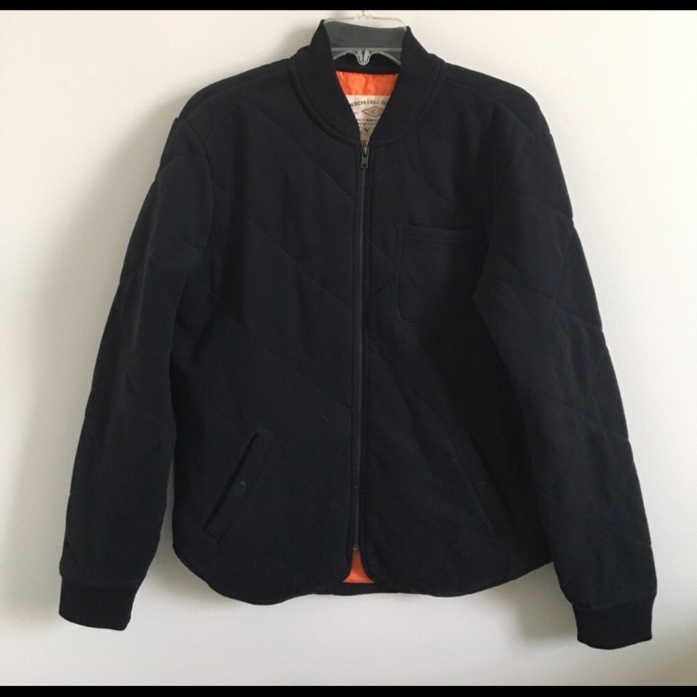 Black American Eagle Jacket