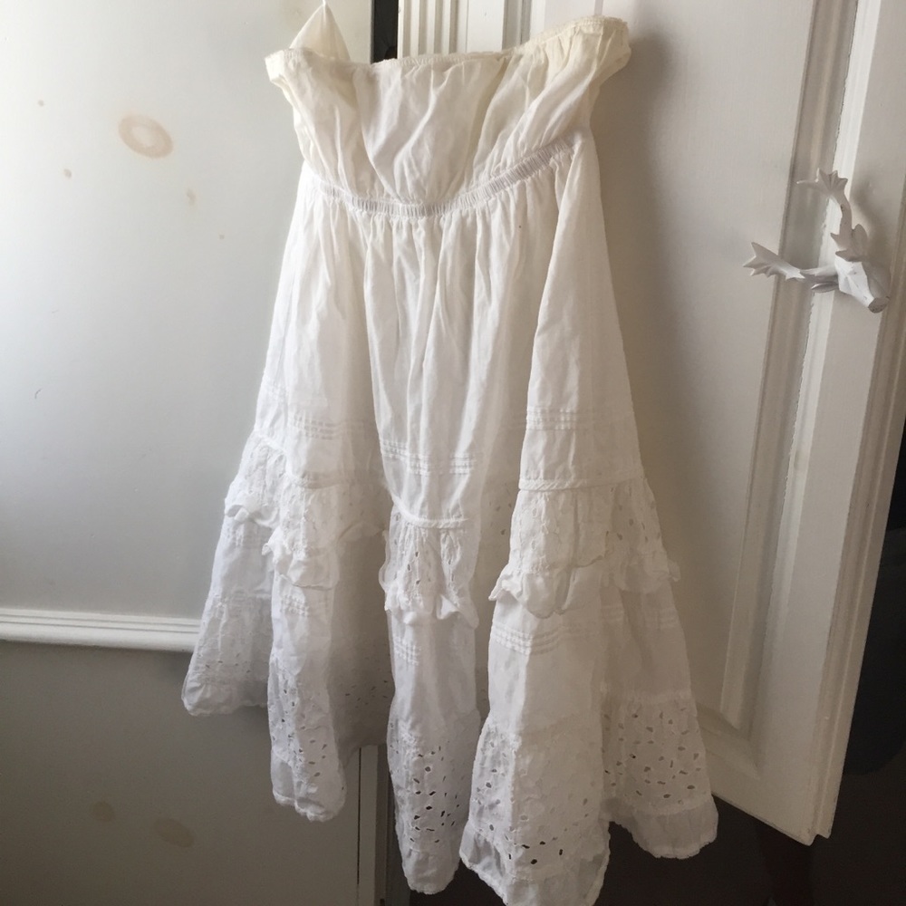 Strapless Flowy JCrew Dress