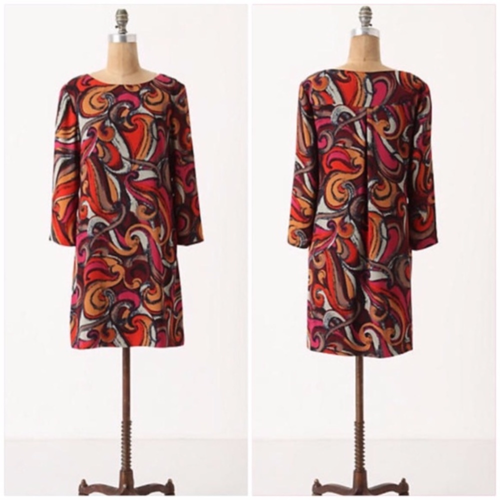 Anthropologie Maeve Flavia Shift Dress XS