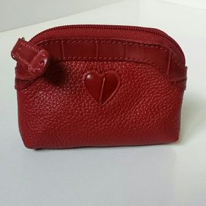 Brighton red coin purse
