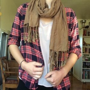 Light weight flannel top