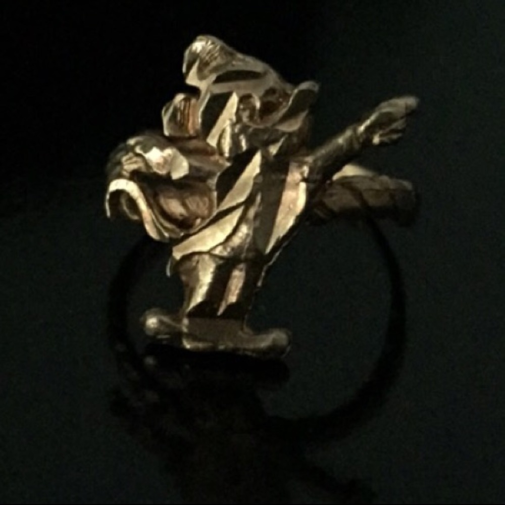 Gold Mickey Mouse ring