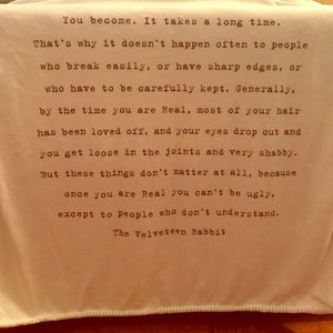 The Velveteen Rabbit baby blanket