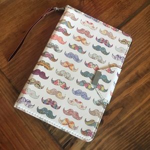 FINAL DROP: Leather iPad mini (2-3) Mustache Case