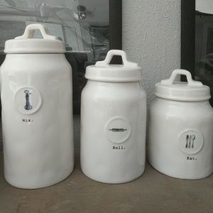 Rae Dunn icon canister set