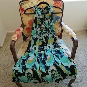 KNOCK OUT TRINA TURK SILK DRESS.  SZ 6.