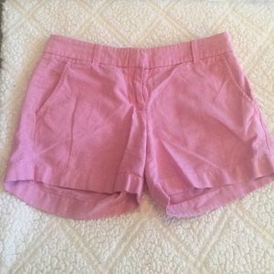 J. Crew City Fit Shorts - Pink