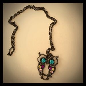 Betsey Johnson owl necklace