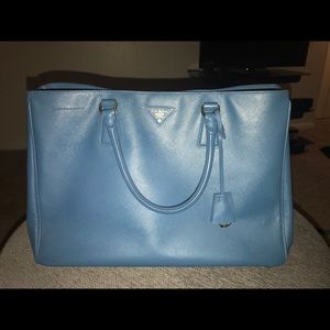 Blue Vintage Prada Tote