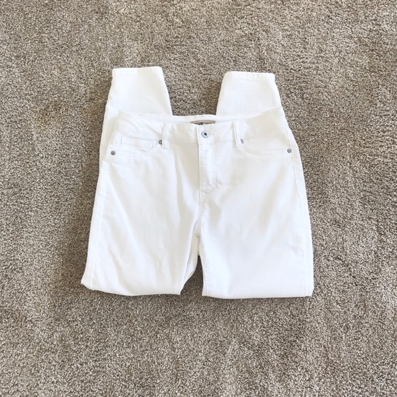 blue spice white jeans