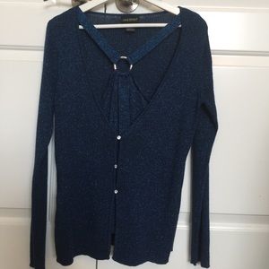 🌠Donated 1/2026 glitter cardigan / cami SZ 14/16