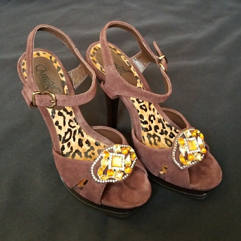 Carlos Santana Brown Heels - Picture 4 of 7