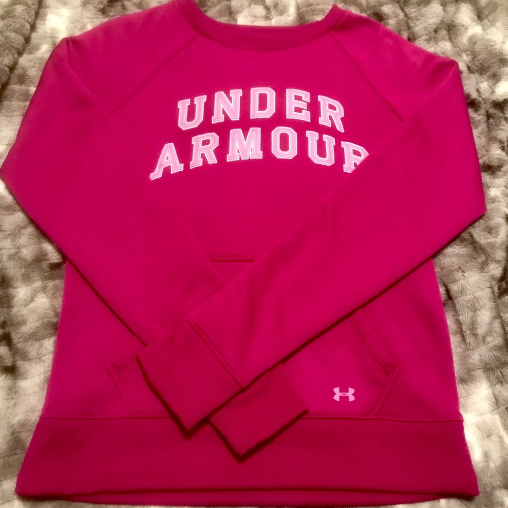 Burgundy Under armour sweatshirt