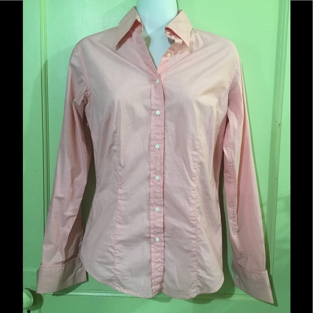 GAP - Pink Button Down Stretch Shirt
