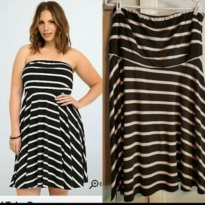 Torrid stripped dress