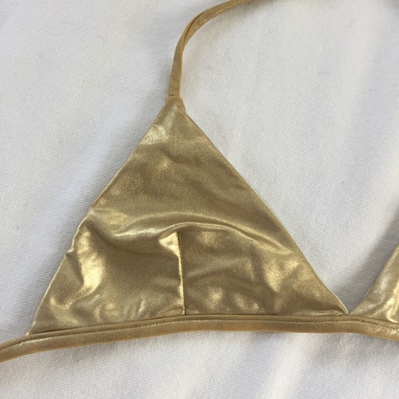 Fabucci Reversible Gold Silver Bikini - Picture 3 of 5