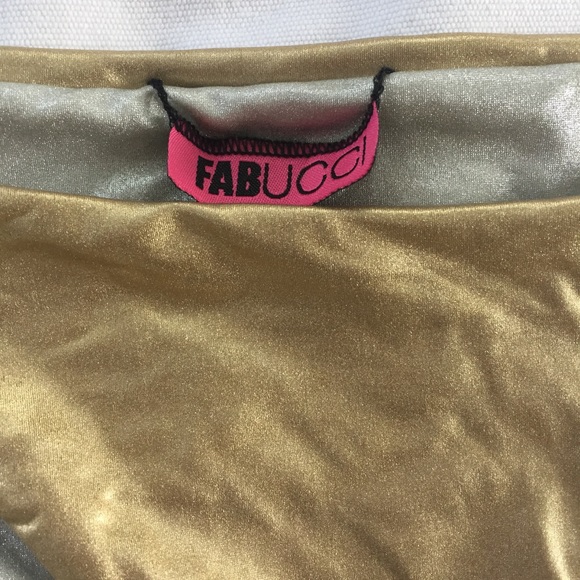 Fabucci Reversible Gold Silver Bikini - Picture 4 of 5