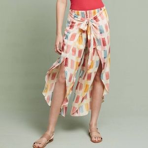{Anthro} Sarong Wrap Pants