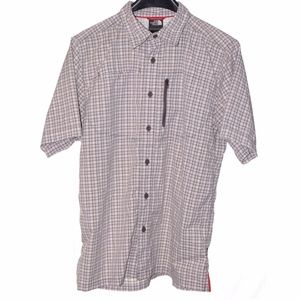 The North Face (Small) Brown Beige Short Sleeve