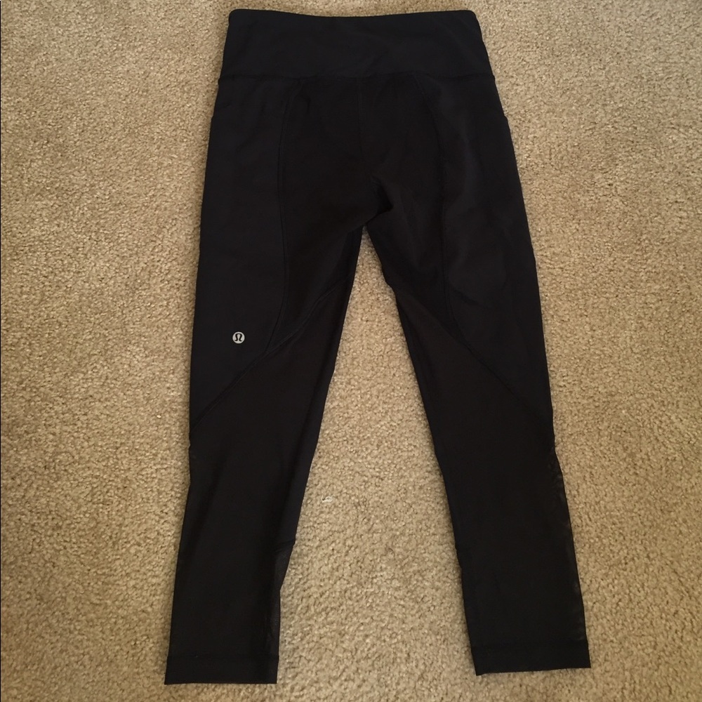 Mesh Crop Lululemon Leggings