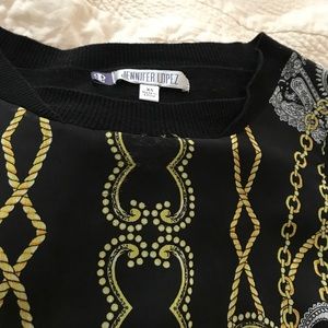 Jennifer Lopez Black Sweater Size XS!
