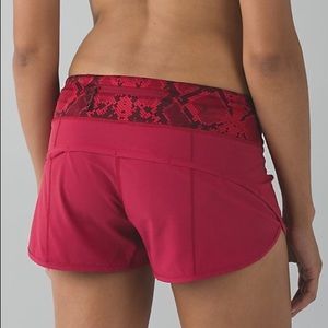Lululemon speed shorts