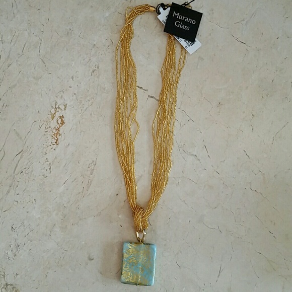 Murano Jewelry - ⚡2 Day Sale!!! 🌟Rare 925 Murano Glass Necklace🌟