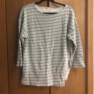 J. CREW side slit striped sweater NWOT