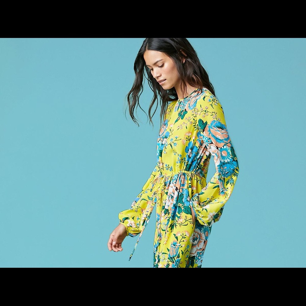 Diane Von Furstenberg Crew Neck Floor Length Dress