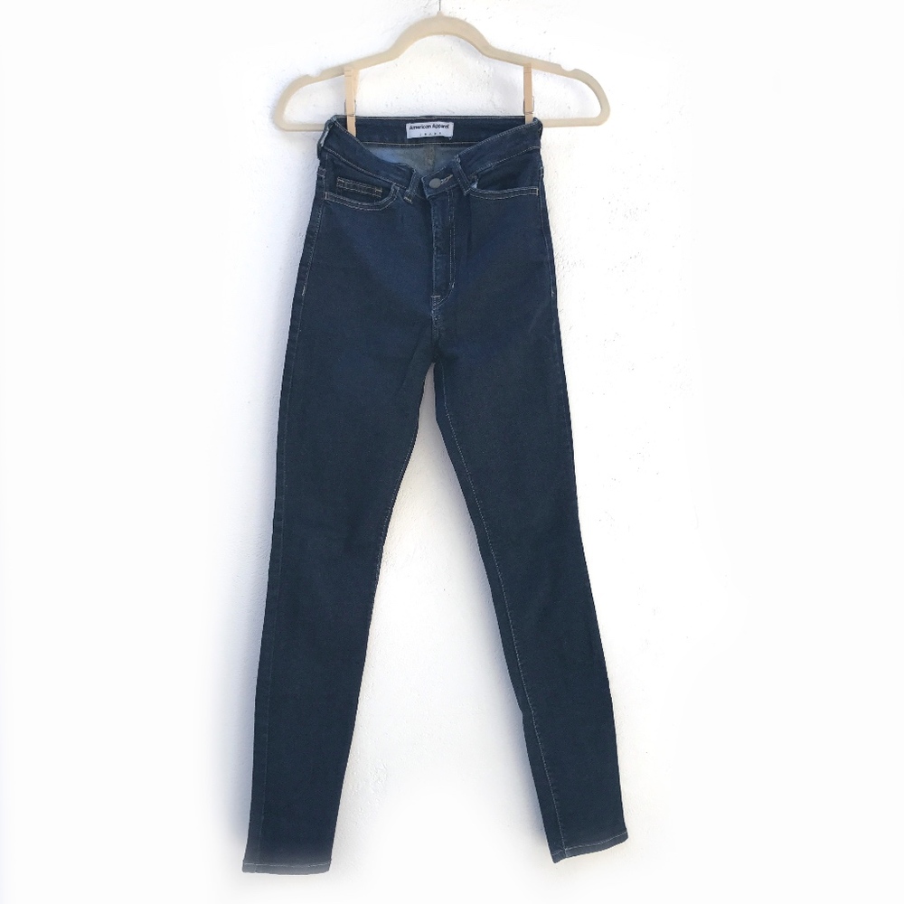 American Apparel High Waisted Jeans