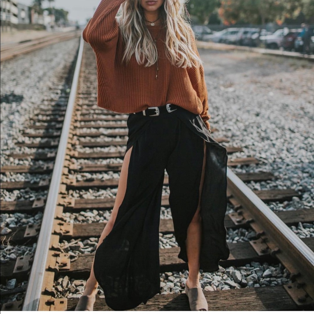LAST 1️⃣  Tuscan Sun Split Front Pant - Picture 2 of 8