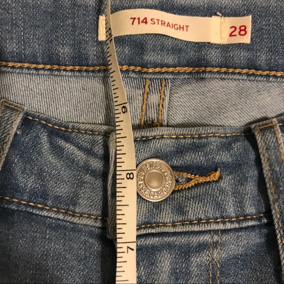 Levi's 714 straight jeans size 28. - Picture 5 of 6