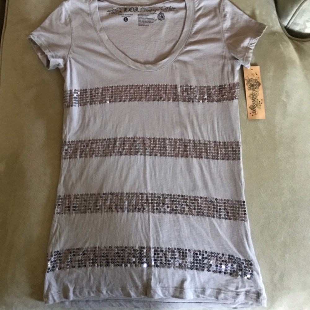 LOL Vintage sequin top