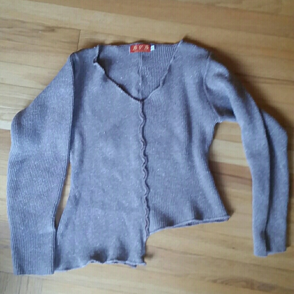 French asymmetrical sweater