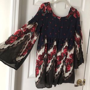 *never worn* Free people floral tunic