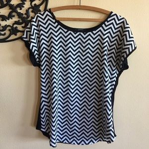 Espresso Chevron Top