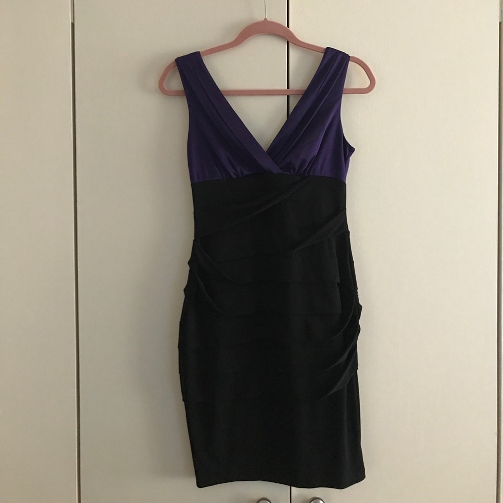 Valerie Bertinelli V-Neck Dress