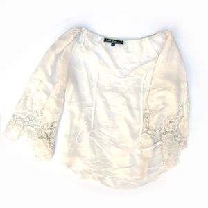 White Lace Boho Shirt